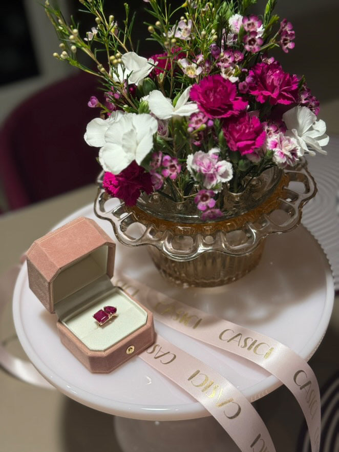 “Toi&moi" Ruby ring