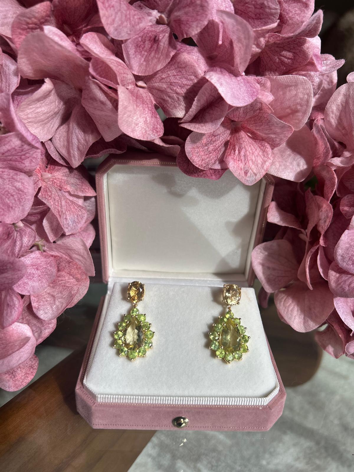 Laura’s on Steroids Citrine/Peridots
