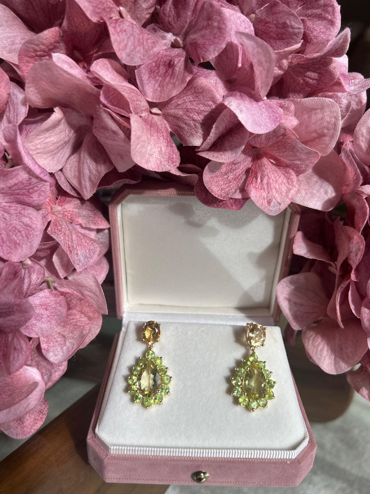 Laura’s on Steroids Citrine/Peridots