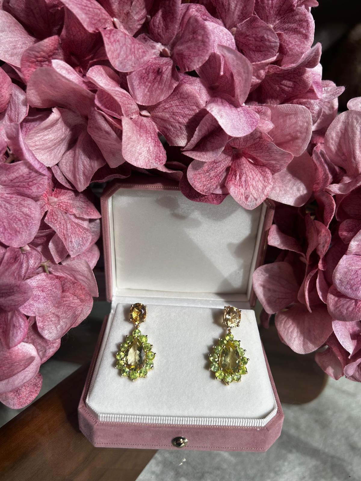 Laura’s on Steroids Citrine/Peridots