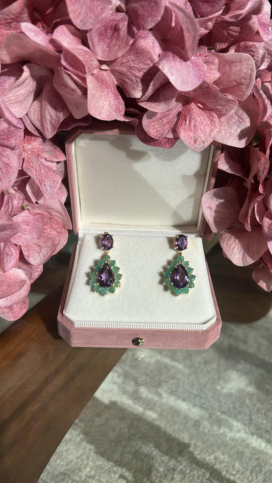 Laura’s on Steroids Amethyst/Emeralds